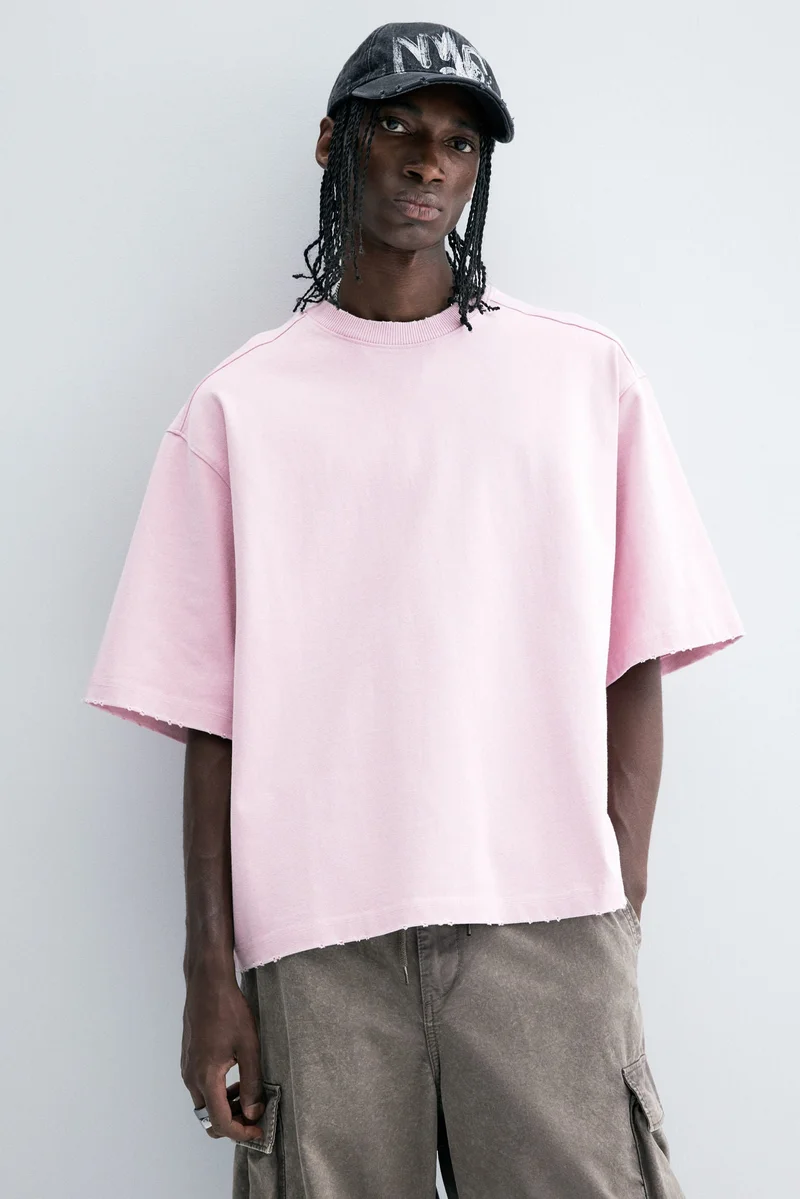 H&M Oversized Fit Boxy-style T-shirt